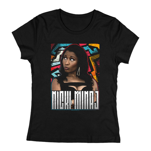 Nicki Minaj női póló (Fekete)
