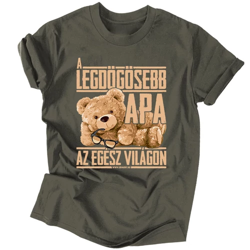 A legdögösebb apa férfi póló (Grafit)