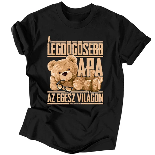 A legdögösebb apa férfi póló (Fekete)