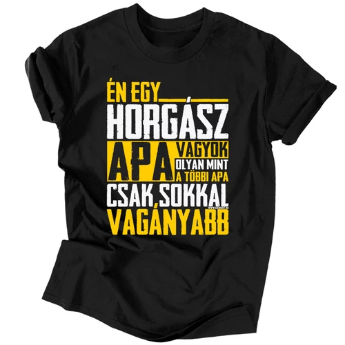 Én egy ... apa vagyok férfi póló (Fekete)