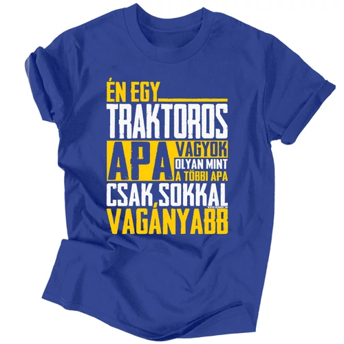 Én egy ... apa vagyok férfi póló (Királykék
