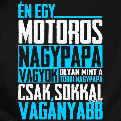 Én egy ... nagypapa vagyok férfi póló (B_fekete)