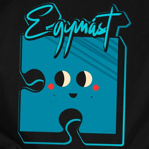 Kiegészítjük egymást páros póló (B_fekete_ferfi)