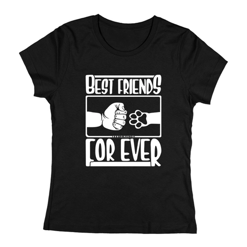 Best friends női póló (Fekete)