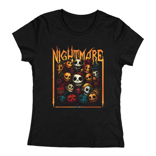 Nightmare női póló (Fekete)