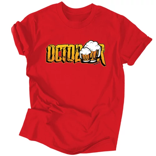 Octobeer férfi póló (Piros)