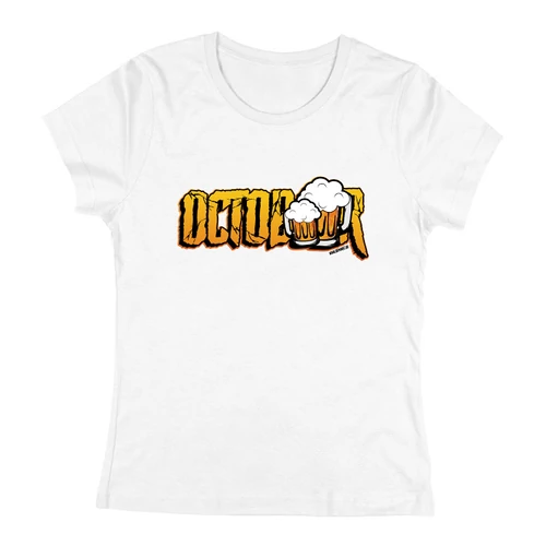 Octobeer női póló (Fekete)