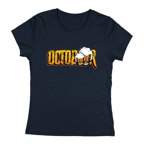Octobeer női póló (Sötétkék)