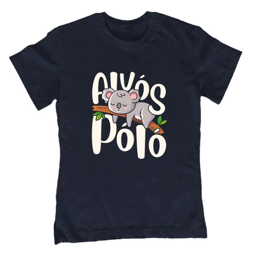 Alvós gyerek póló (Sötétkék)