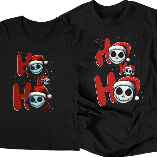 Jack & Sally páros póló (Fekete)