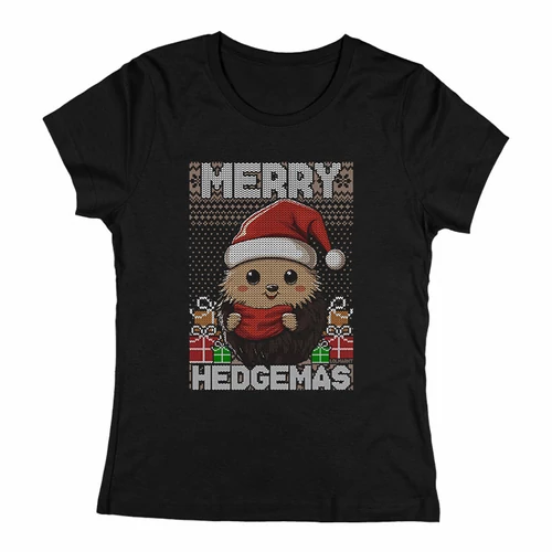 Merry hedgemas női póló (Fekete)