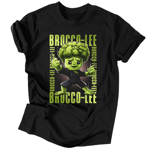 Brocco-lee férfi póló (Fekete)