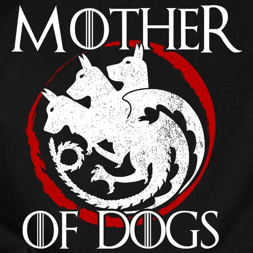 Mother of dogs női póló (B-fekete)