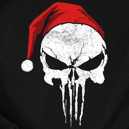 Christmas punisher férfi póló