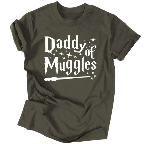 Daddy of muggles férfi póló (Grafit)