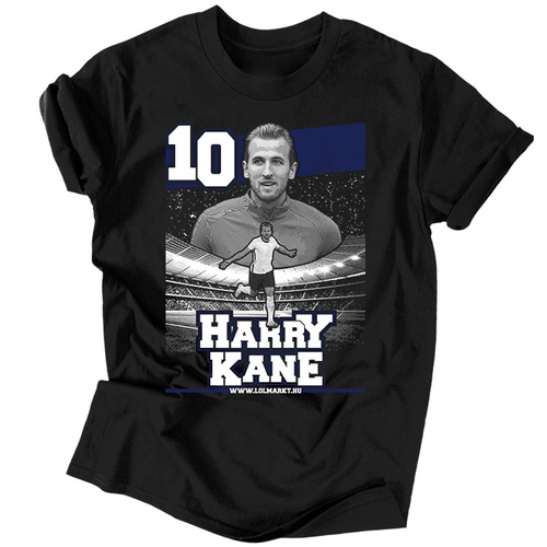 Harry Kane szurkolói férfi póló (Fekete)