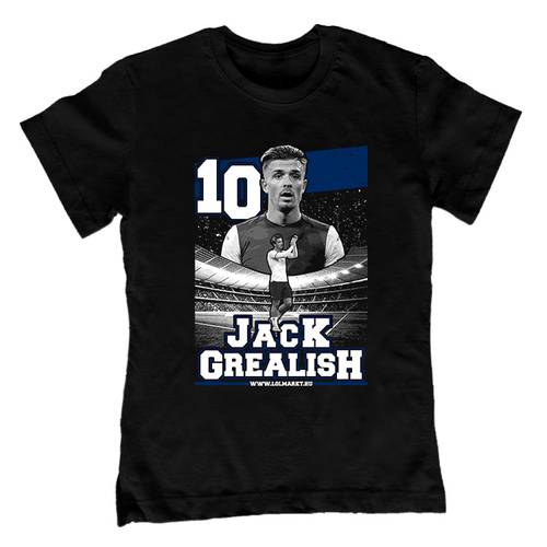 Jack Grealish gyerek póló (Fekete)