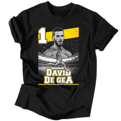 David de Gea szurkolói férfi póló (Fekete)
