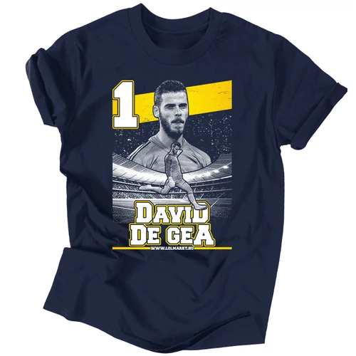 David de Gea szurkolói férfi póló (Sötétkék)