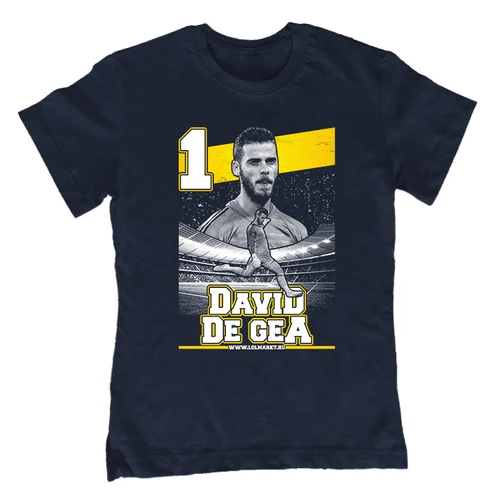 David de Gea szurkolói gyerek póló (Sötétkék)