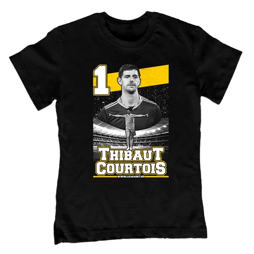 Thibaut Courtois gyerek póló (Fekete)