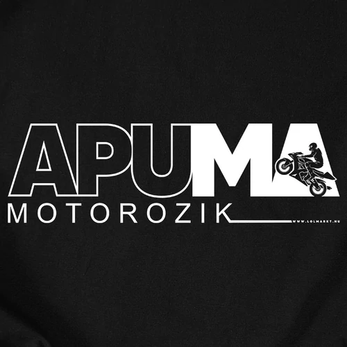APUMA motorozik férfi póló (B_fekete)