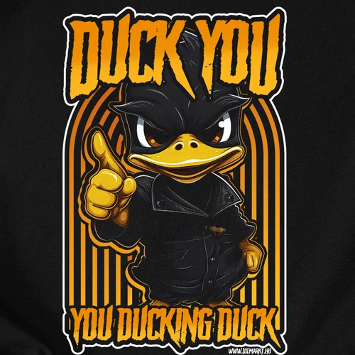 Duck you női póló (B_sötétkék)