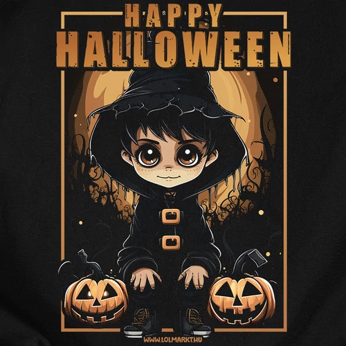 Happy halloween férfi póló (B_fekete)