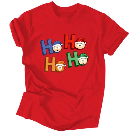 Ho ho ho (south park) férfi póló (Piros)