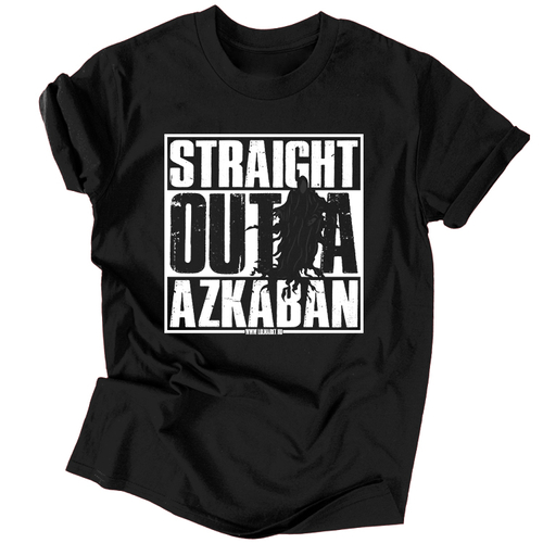 Straight Outta Azkaban férfi póló (Fekete)