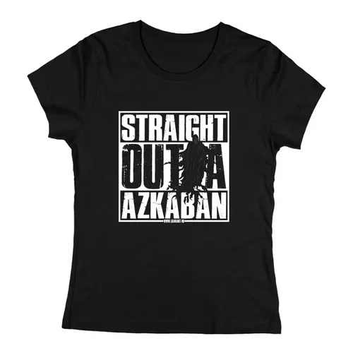  Straight Outta Azkaban női póló (Fekete)