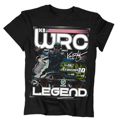 WRC LEGEND gyerek póló (Fekete)