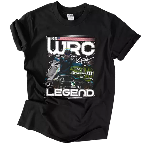 WRC LEGEND férfi póló (Fekete)