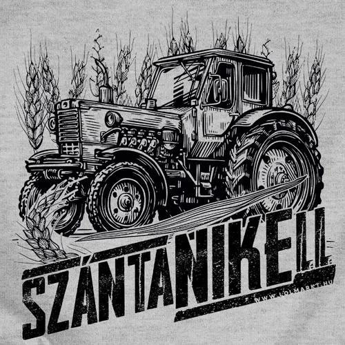 Szántanikell póló (B_Szürke)