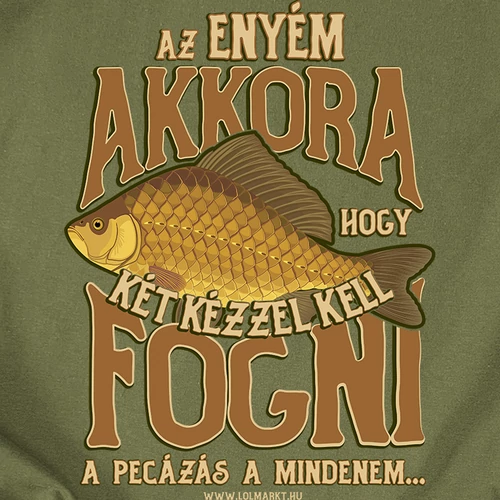 Az enyém akkora férfi póló  (B_Khaki)