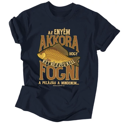 Az enyém akkora férfi póló (Sötétkék)