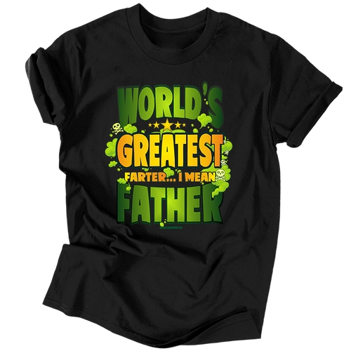 World's best father férfi póló (Fekete)