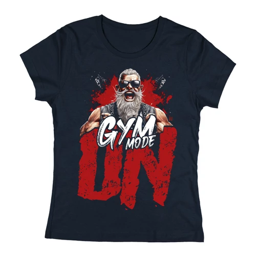 Gym Mode On női póló (Sötétkék)