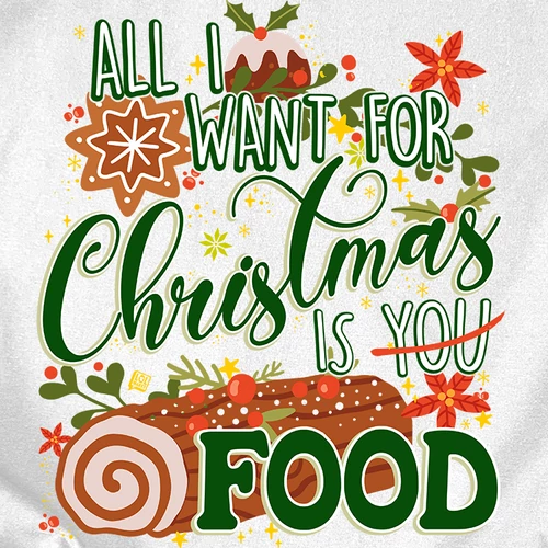 All I want is food férfi póló  előnézeti kép (B_Fehér)
