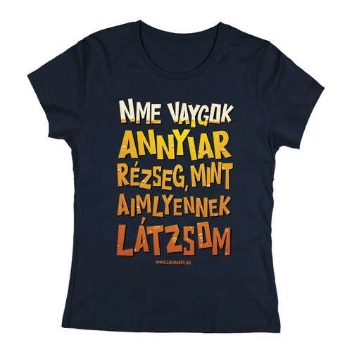 Nem vagyok annyira részeg női póló (Sötétkék)