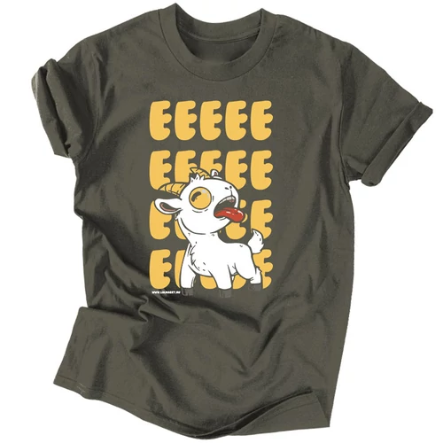 Eeee mini kecske férfi póló (Grafit)
