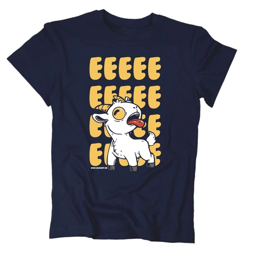 Eeee mini kecske  gyerek póló (Sötétkék)