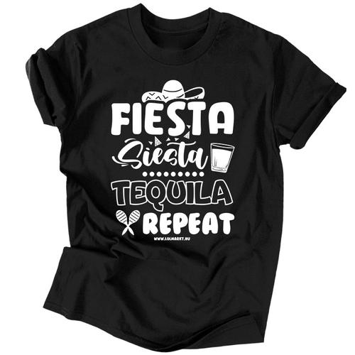 Tequila férfi póló (Fekete)