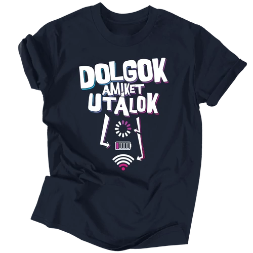 Dolgok amiket utálok férfi póló (Sötétkék)