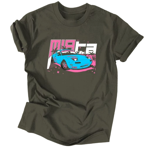 MIAta férfi póló (Grafit)