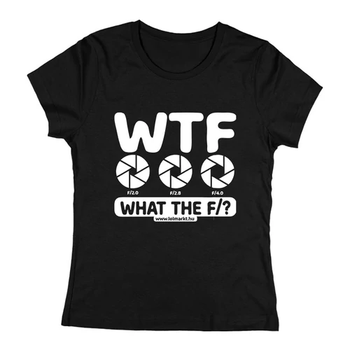 What te f/? női póló (Fekete)