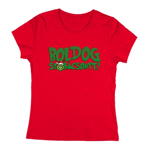 Boldog sz*rácsonyt! női póló (Piros)