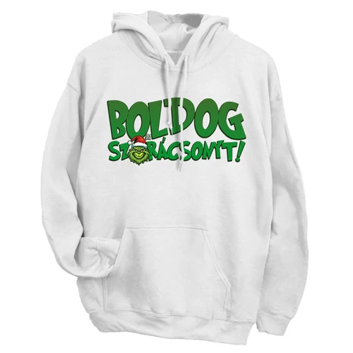 Boldog sz*rácsonyt! pulover (Fehér)
