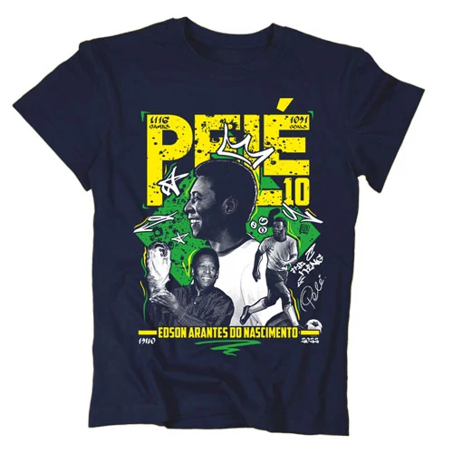 Pelé tribute gyerek póló (Sötétkék)