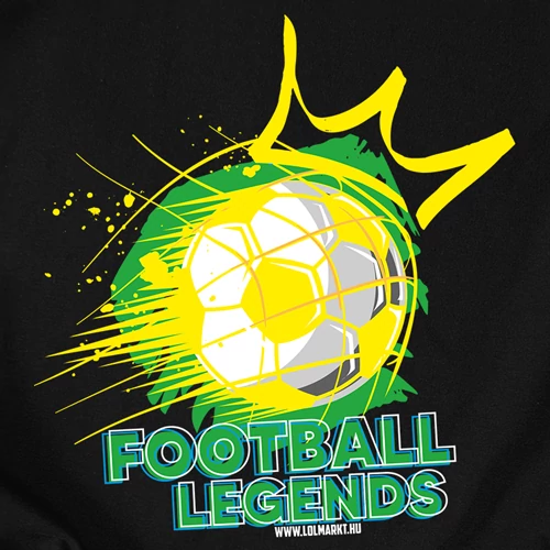 Football Legends minta (B_Fekete)